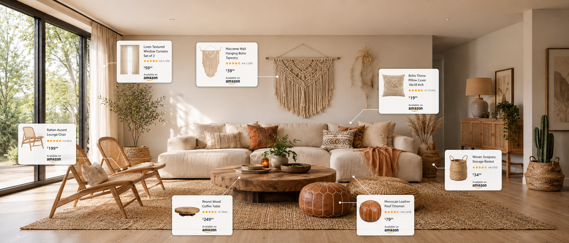 Room after AI redesign by Spaciora